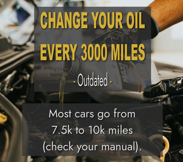 Myth #4: Oil Change Every 3,000 Miles