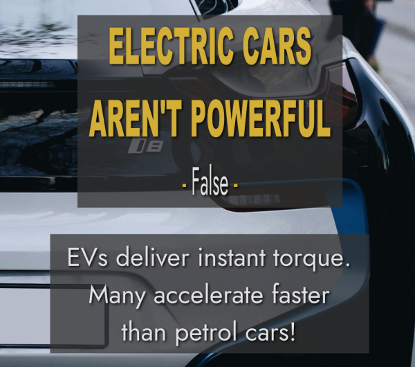Myth #3: Electric Cars Aren’t Powerful